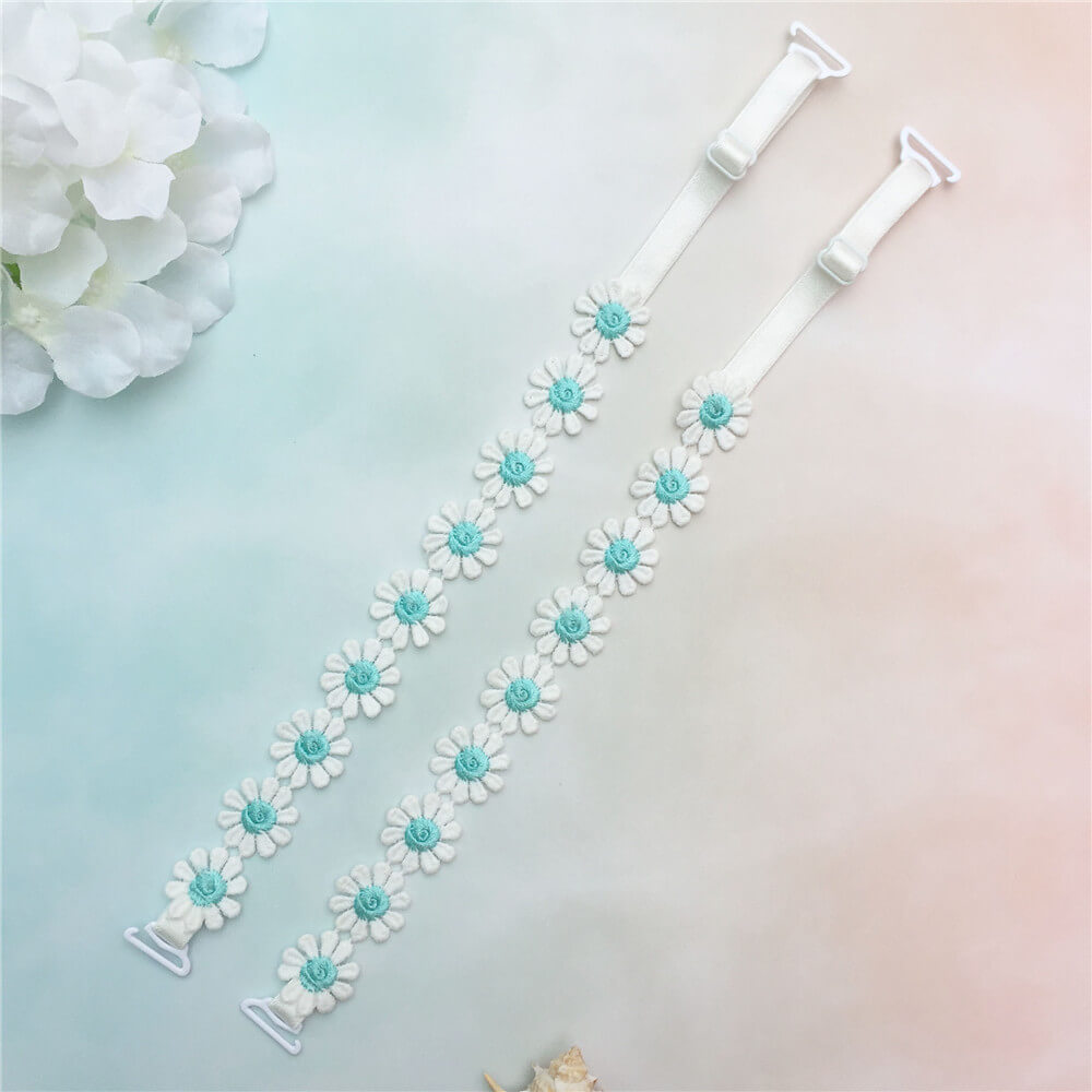 small flower bra strap