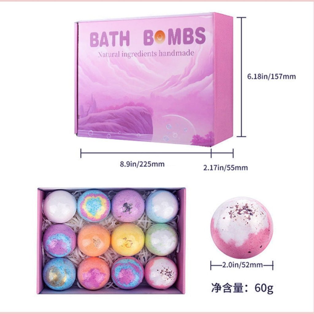 12pcs  Natural Bath Bomb