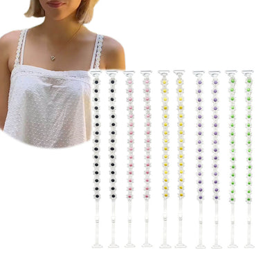 Daisy Spaghetti Flower Bra Straps for Summer Dress