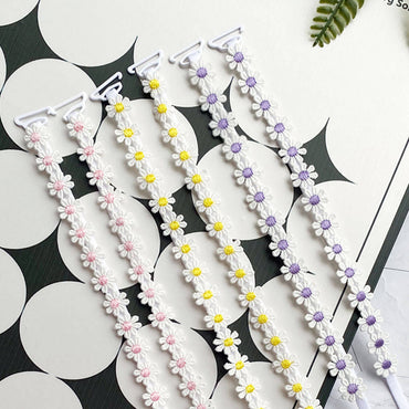 Daisy Spaghetti Flower Bra Straps for Summer Dress