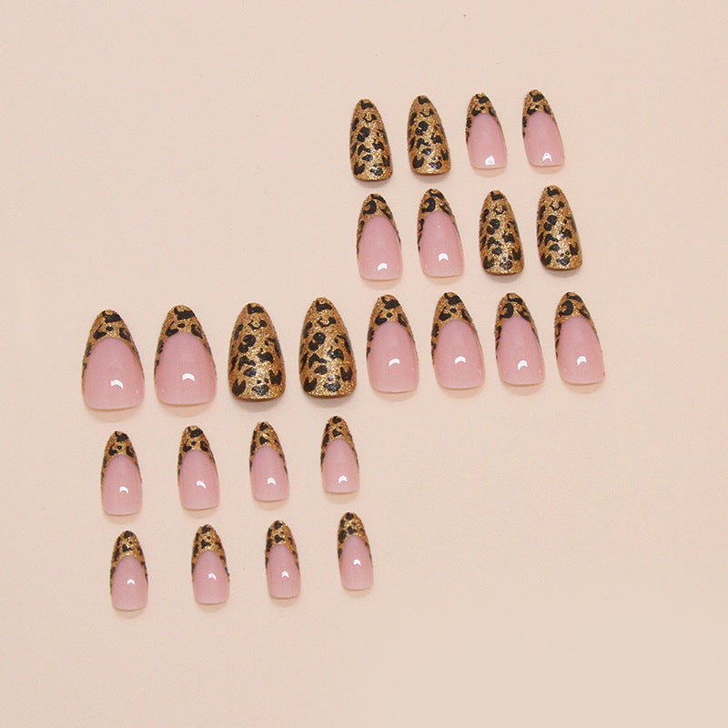 3 For $12.99 - Leopard Almond Wearing Nails Press On Nails