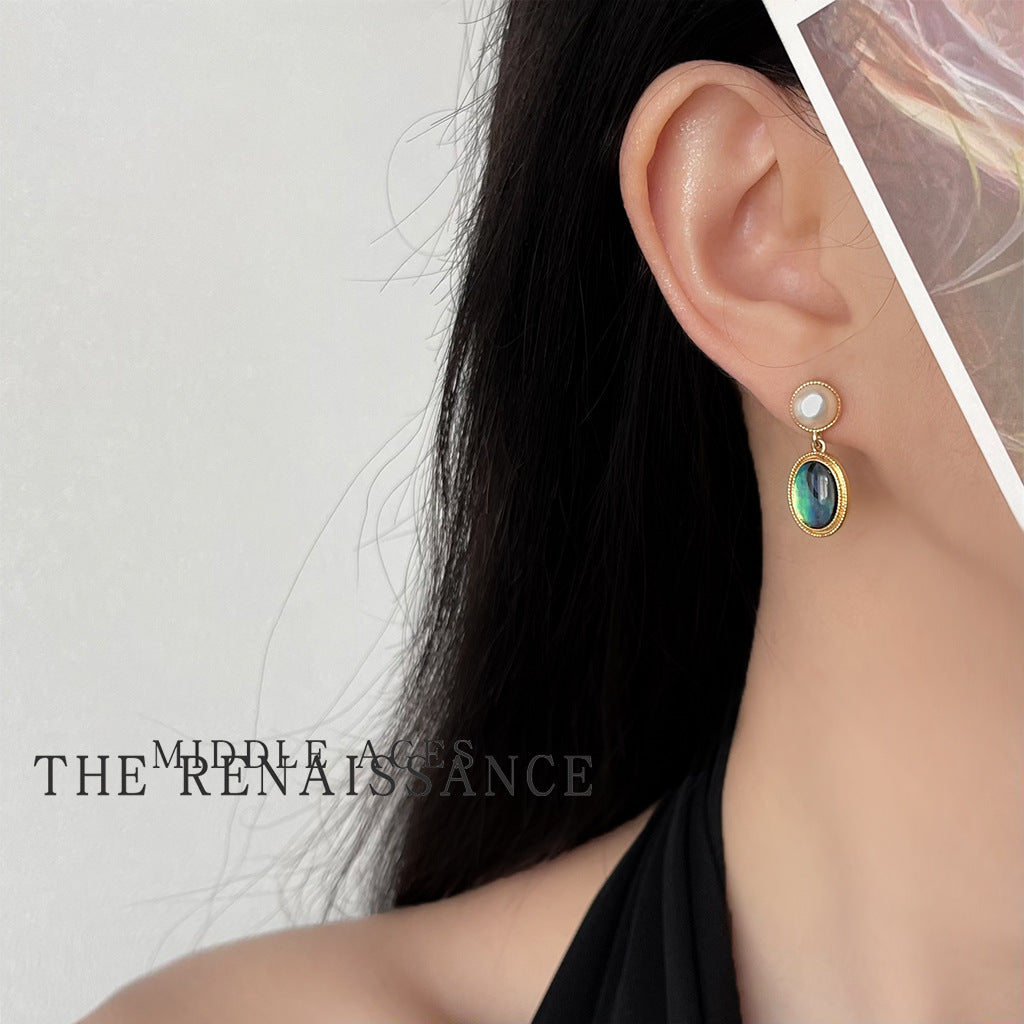 The Pearl Abalone Stud Earrings