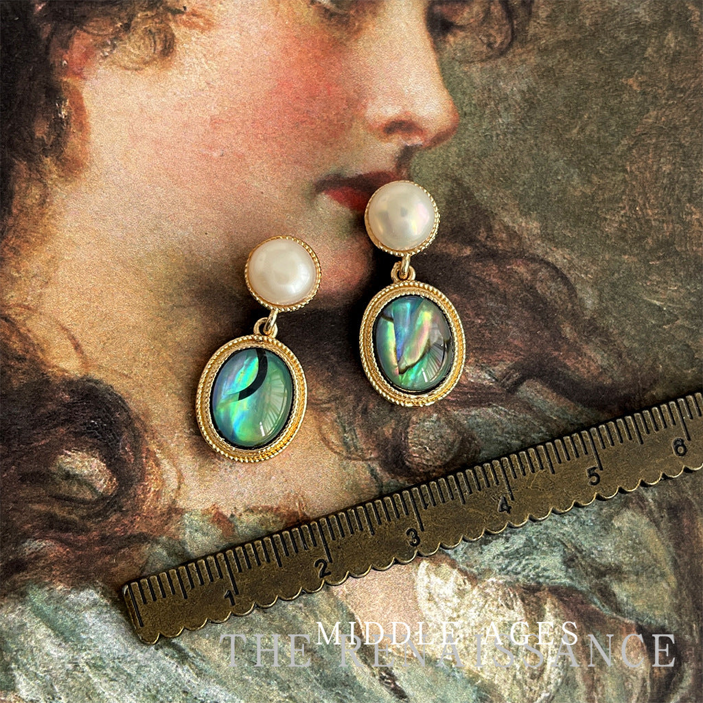 The Pearl Abalone Stud Earrings