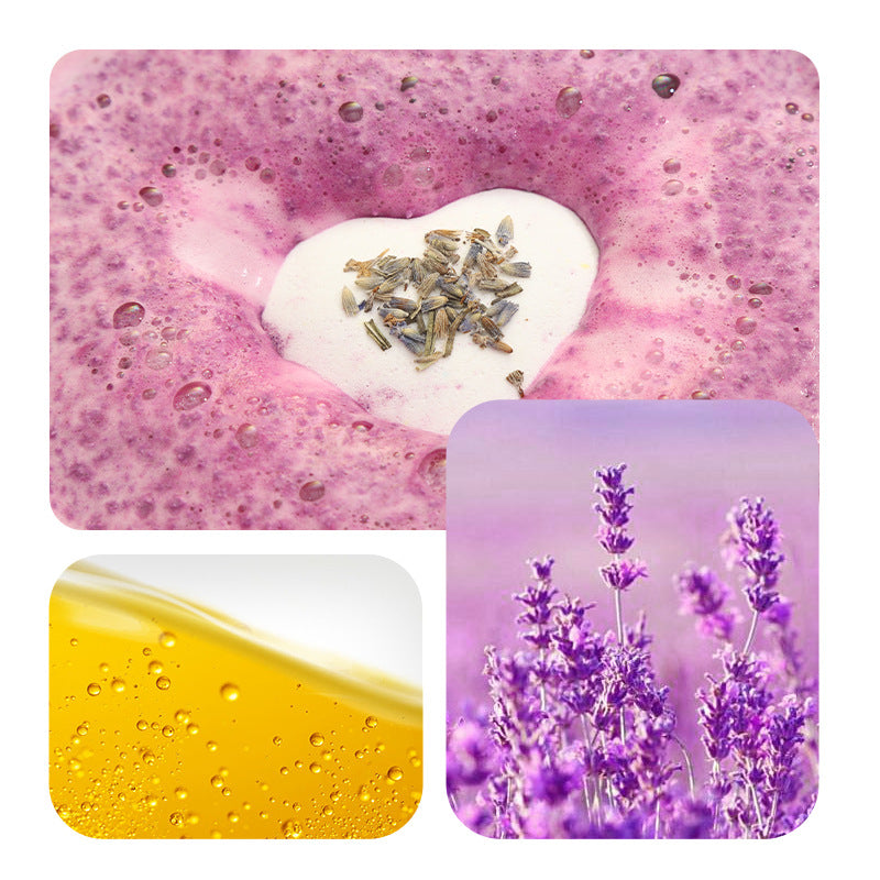 Dried Flower Heart Bath Bomb Set