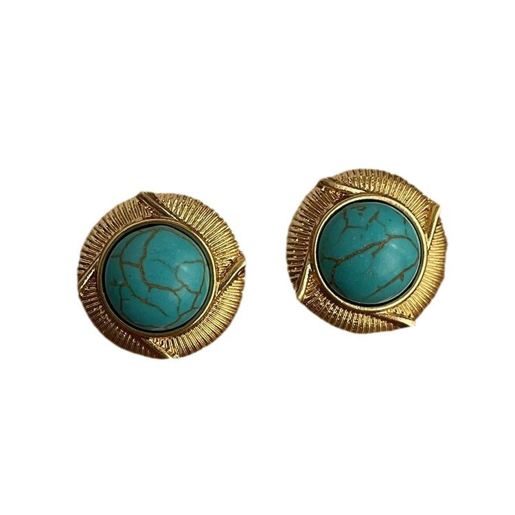 Turquoise Vintage Stud Earrings