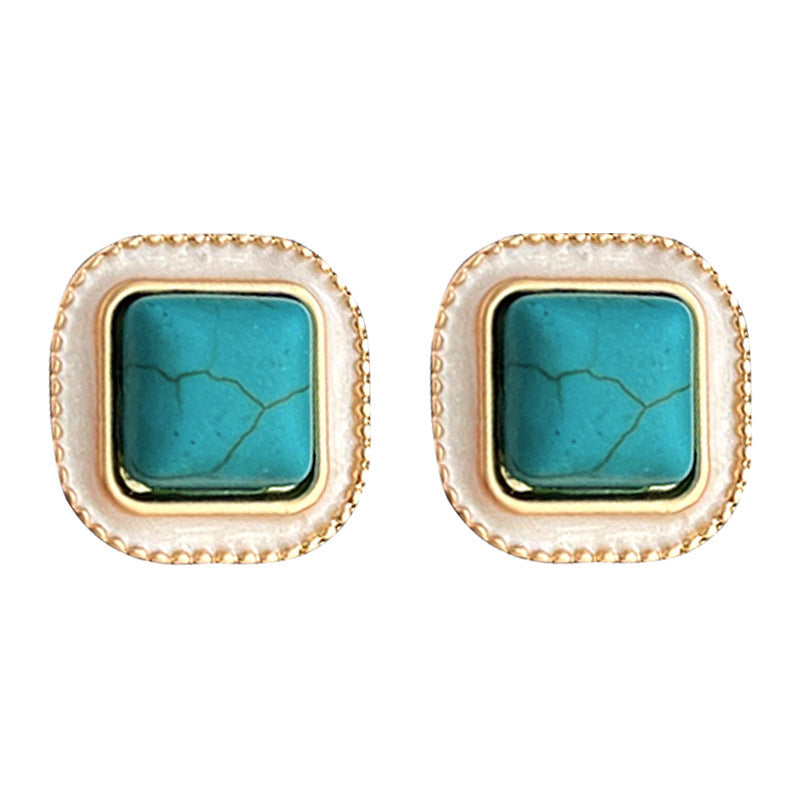 Turquoise Vintage Stud Earrings