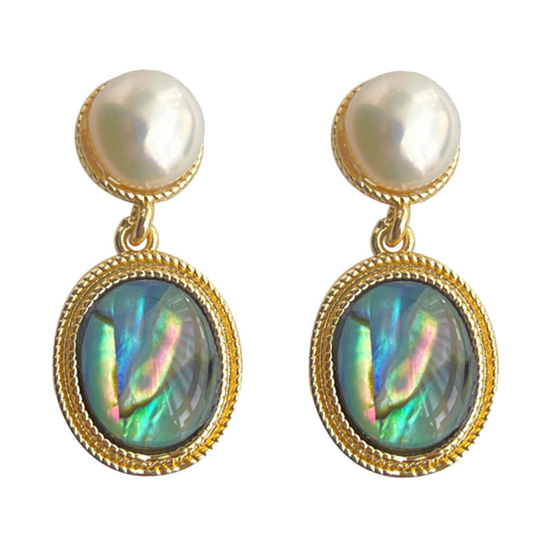 The Pearl Abalone Stud Earrings