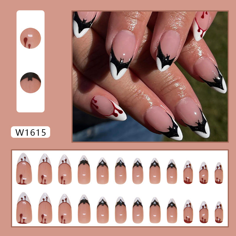 3 For 12.99 -24 Pieces Vampire Bat Press On Nails