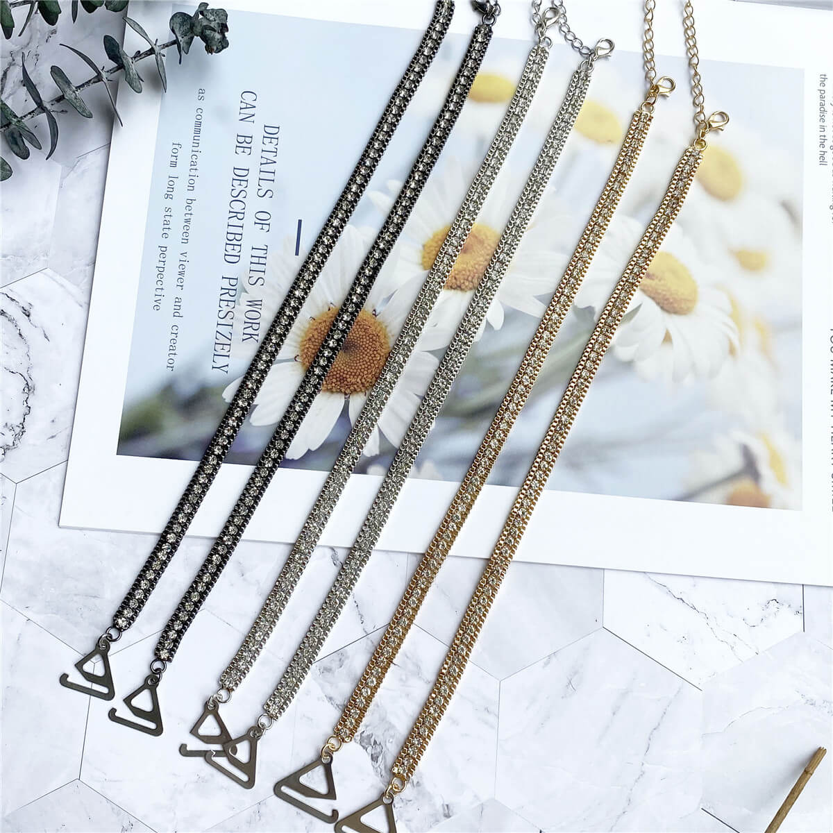 Decorative Rhinestone Bra Strap – Moly Story