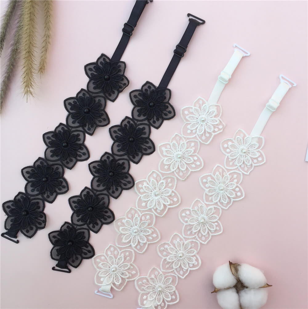 flower bra strap for wedding dress