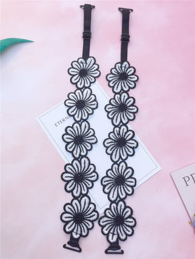 flower bra straps