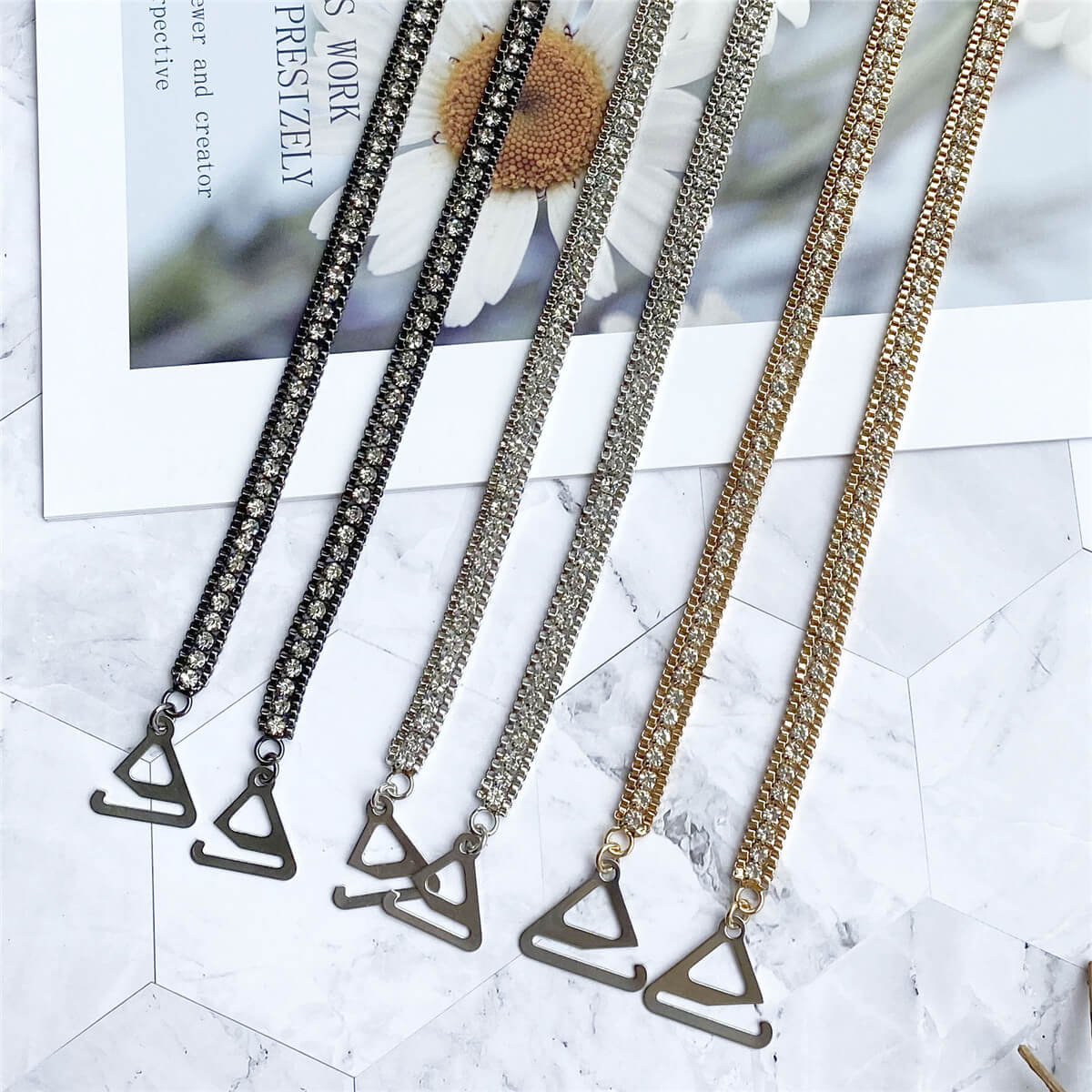 Decorative Rhinestone Bra Strap – Moly Story