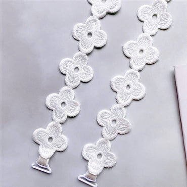 Correa de sujetador blanca