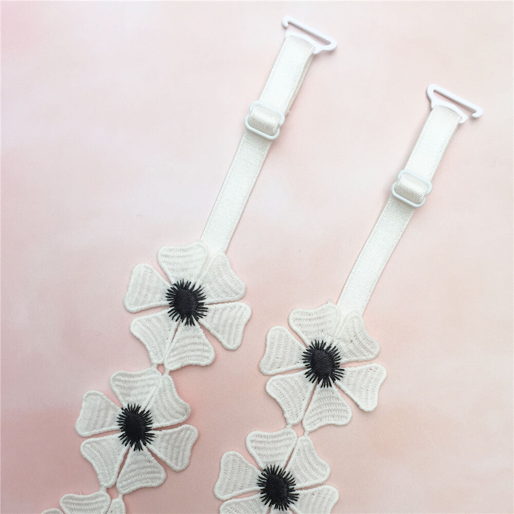 Elegant Flower Bra Strap