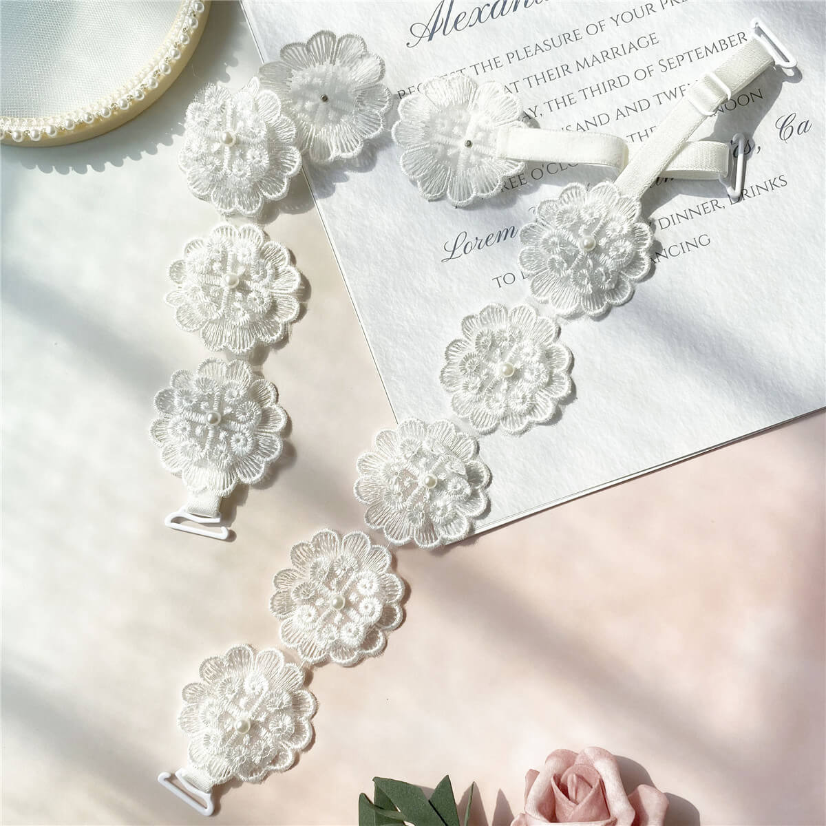 flower lace strap