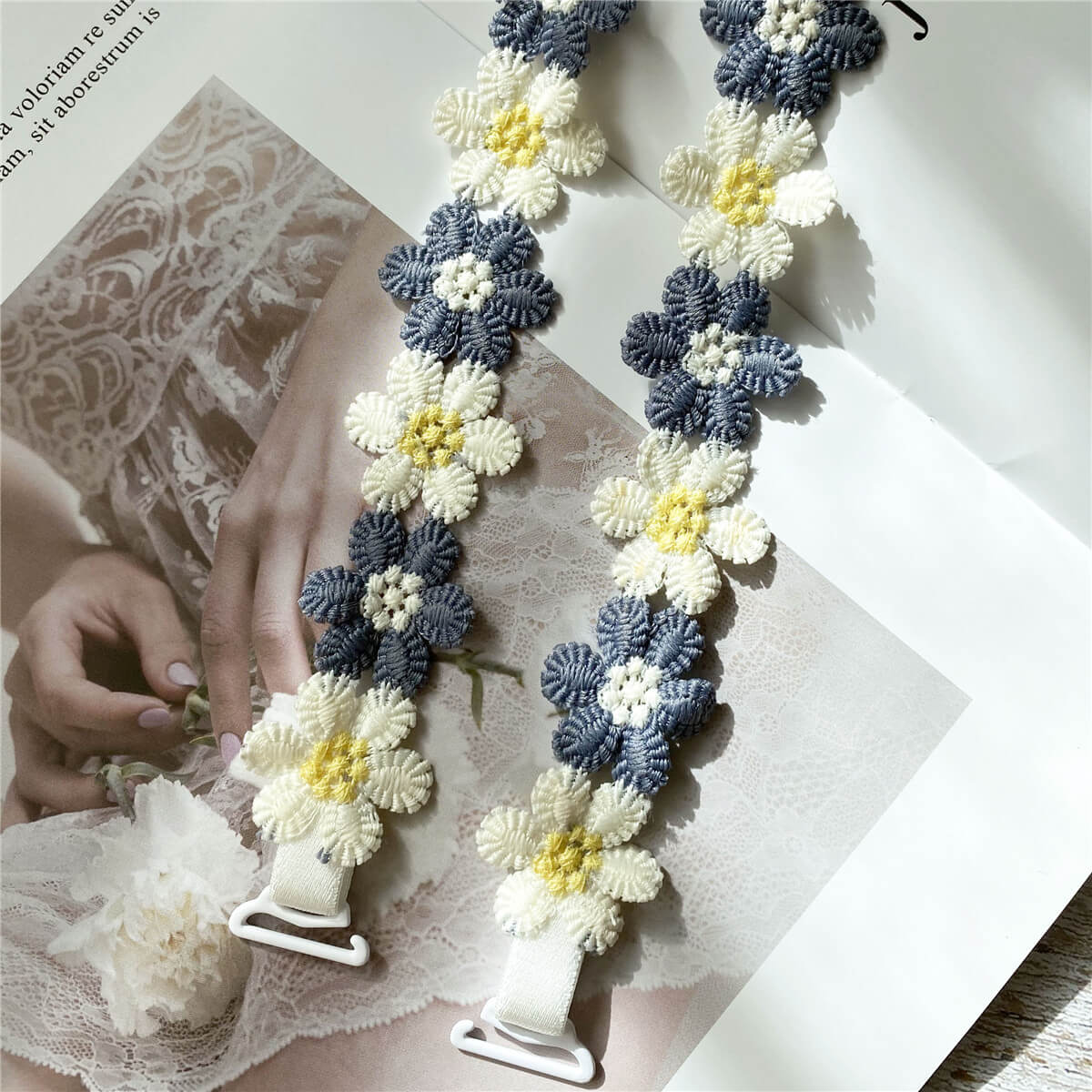 Flower Lace Bra Strap